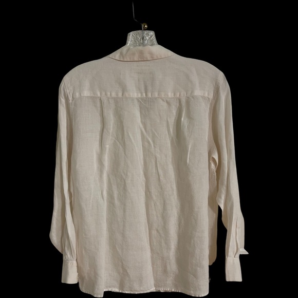 Rare Vintage Banana Republic 100% Irish Linen Button Down Shirt Size Small - Picture 2 of 7